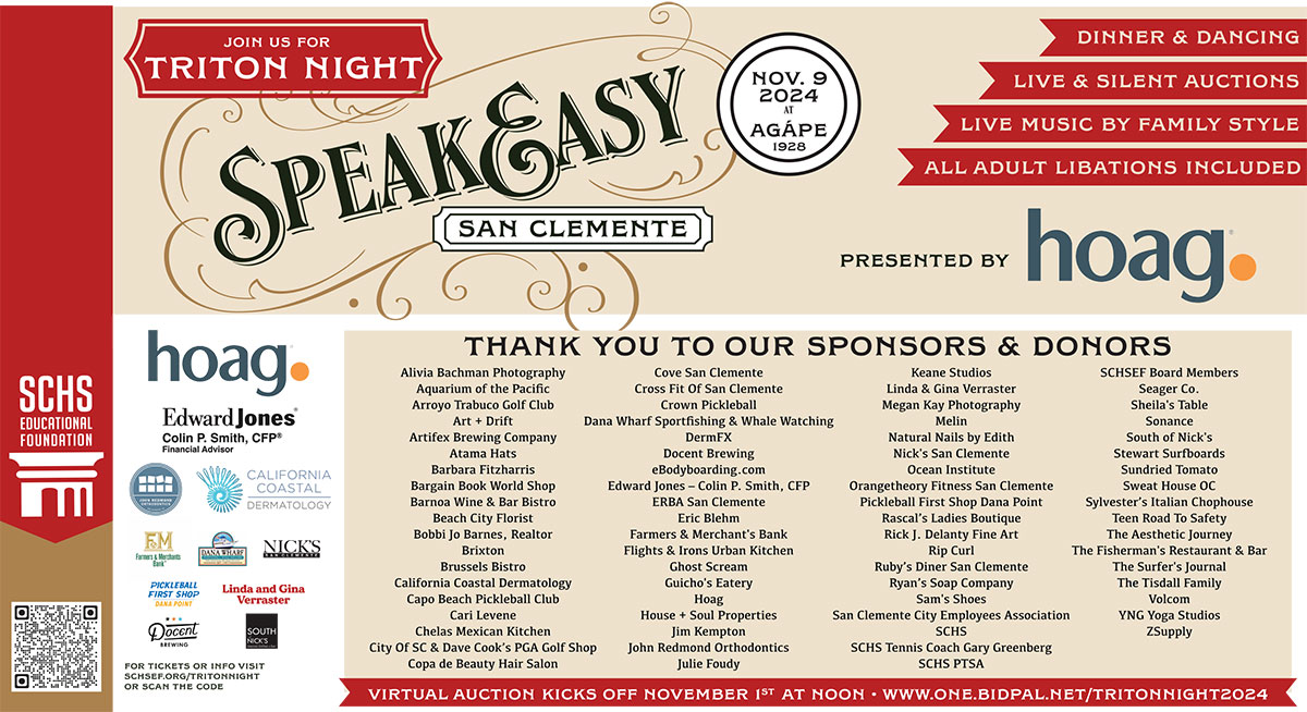 Sponsorship graphic for Triton Night 2024