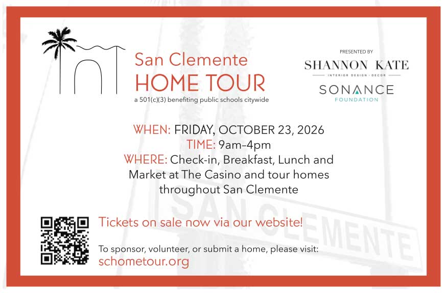 11Flyer for San Clemente Home Tour 2026